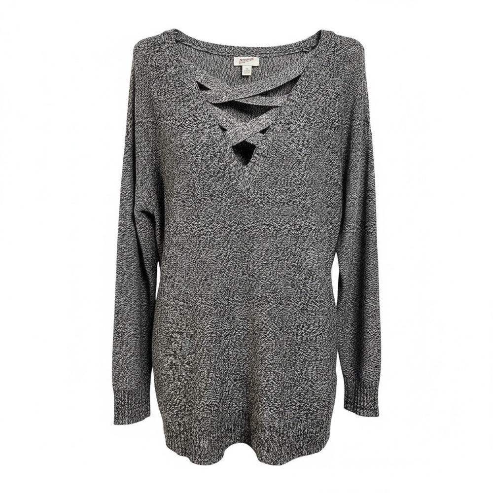 Arizona Jean Company Gray V-Neck Sweater